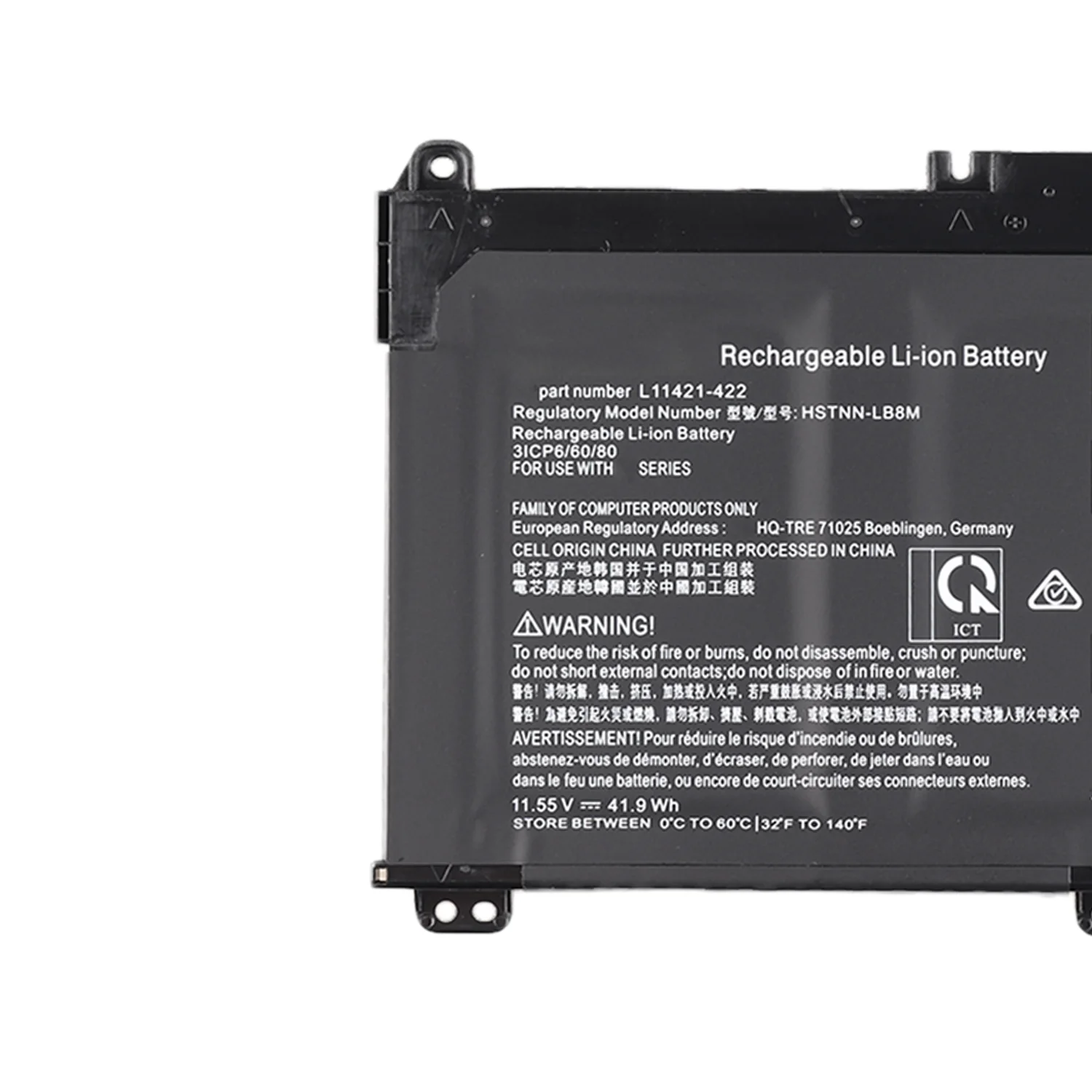 HT03XL 11.55V 41.9Wh Li-ion Laptop Battery for HP Pavilion 14-CE, 15-CS, 15-DA, 250 G7 product image 3