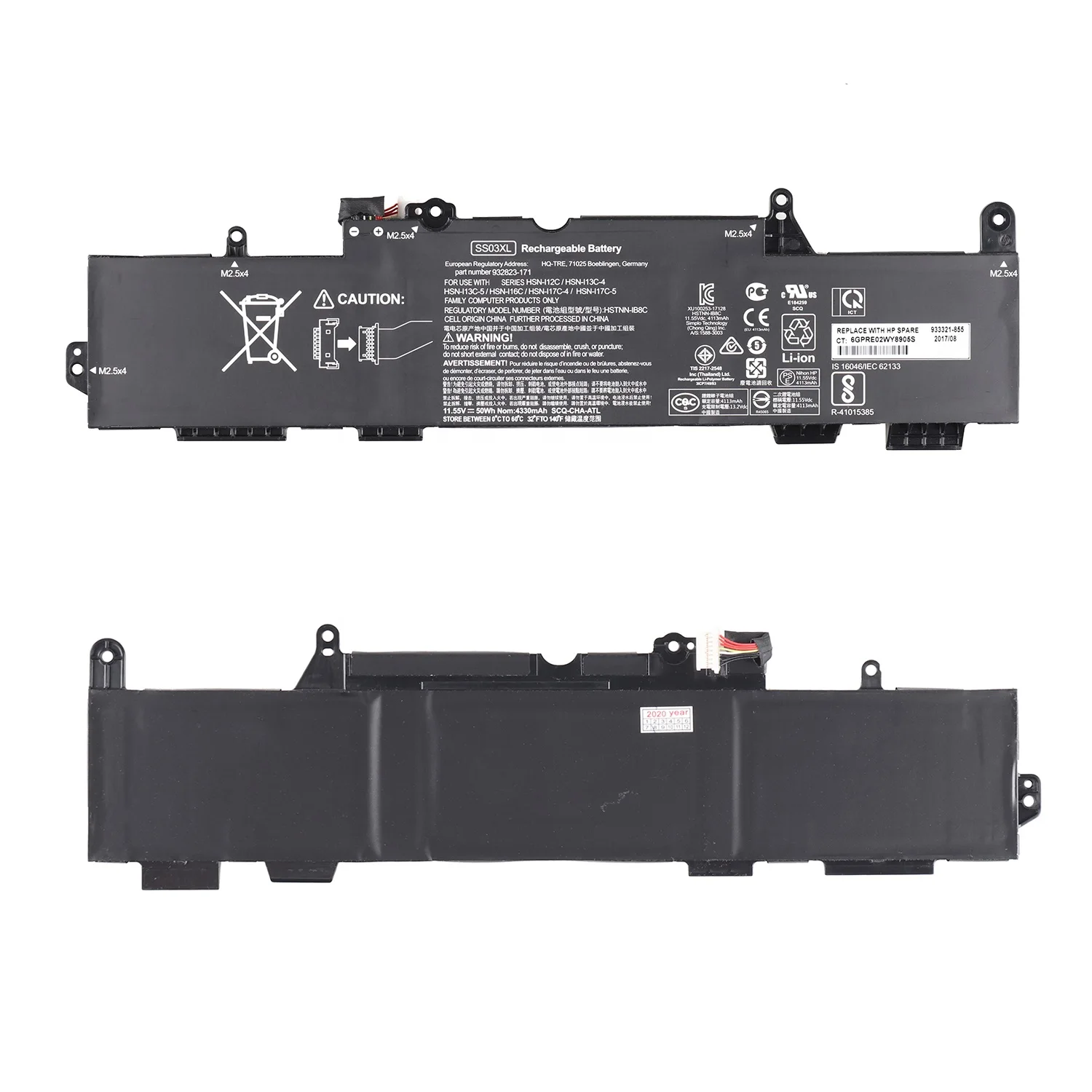 SS03XL 11.55V 50Wh Li-ion Laptop Battery for HP EliteBook 840 Replacement product image 6