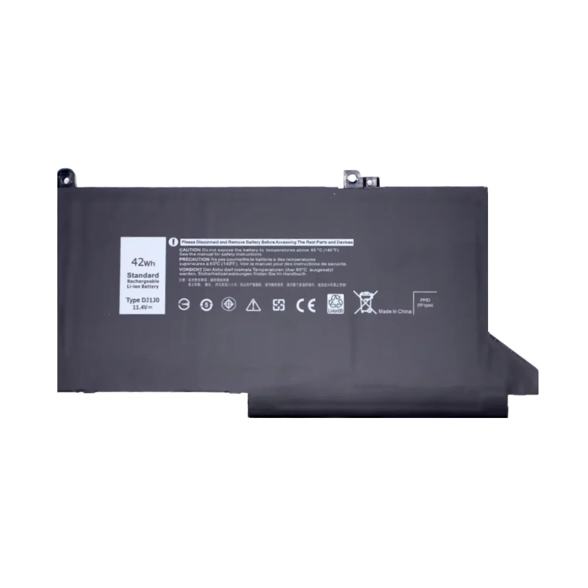 11.4V 42Wh DJ1J0 Polymer Laptop Battery for Dell Latitude E7280 E7380 E7480 – Mackertop Brand