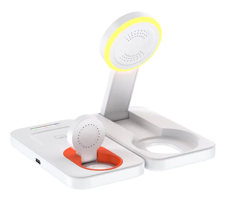 Mackertop LHT-67 3-in-1 Foldable Magnetic Wireless Charger Station – 10W/15W for Phone, Watch, Earphone product image 2