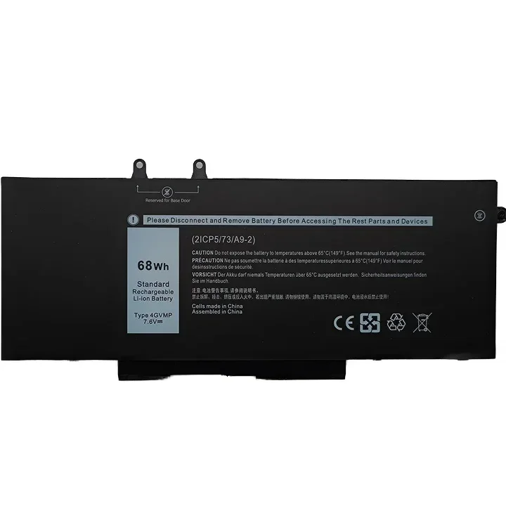 4GVMP Li-ion Battery Pack 48Wh 7.6V for Dell Latitude 5400 5500 Precision 3540 9JRYT C5GV2