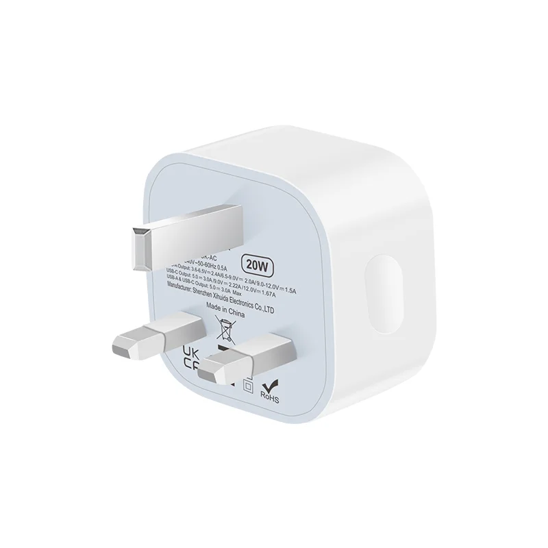 20W USB-C Laptop Adapter with PD 3.0 and Foldable UK Plug product image 3