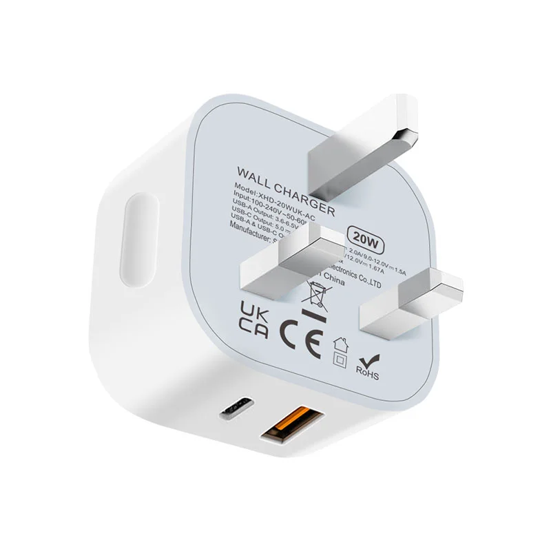 20W USB-C Laptop Adapter with PD 3.0 and Foldable UK Plug product image 4