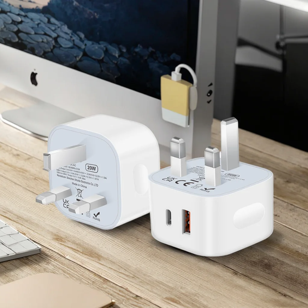 20W USB-C Laptop Adapter with PD 3.0 and Foldable UK Plug product image 6