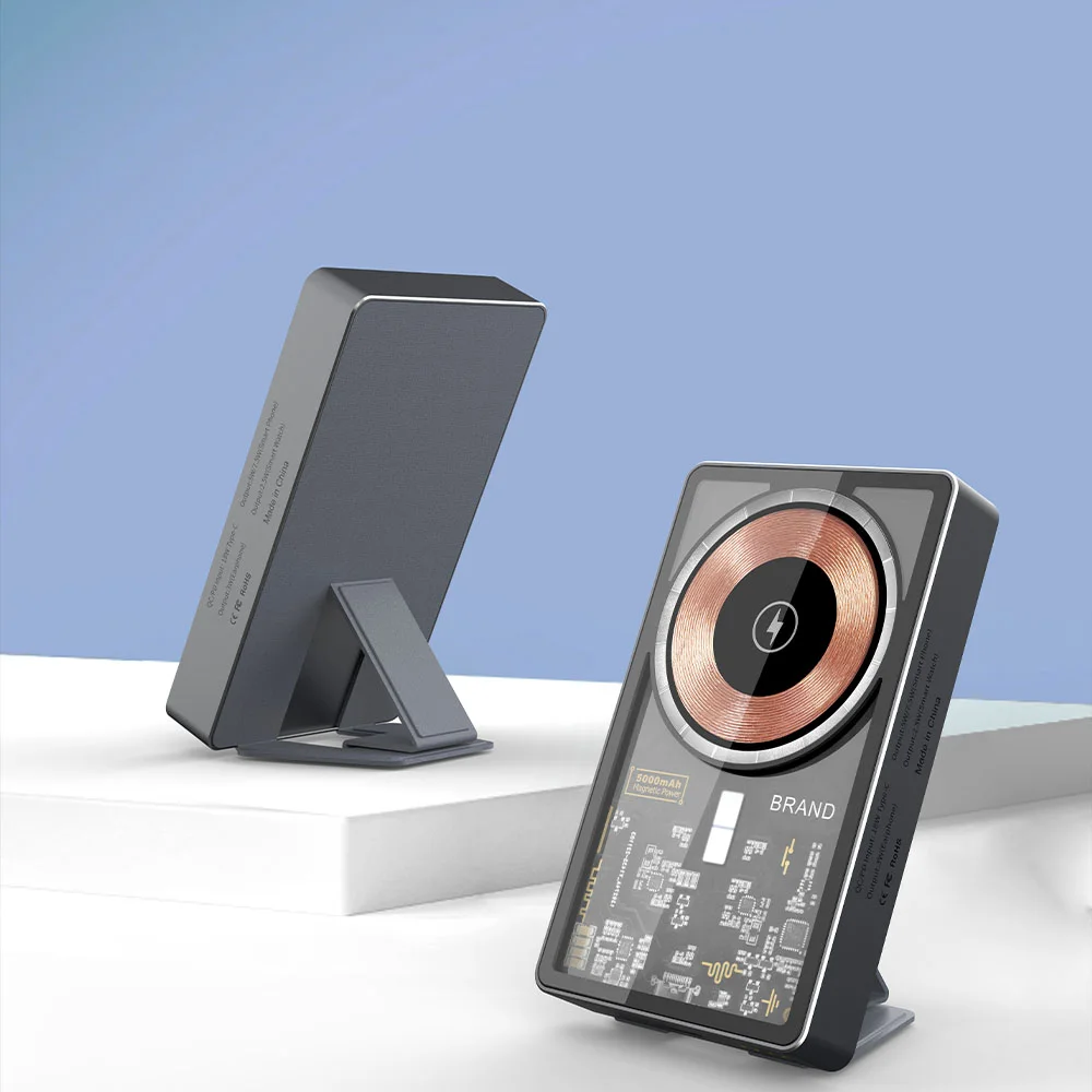 5000mAh Magnetic Wireless Power Bank with 18W PD and Type-C Input product image 2
