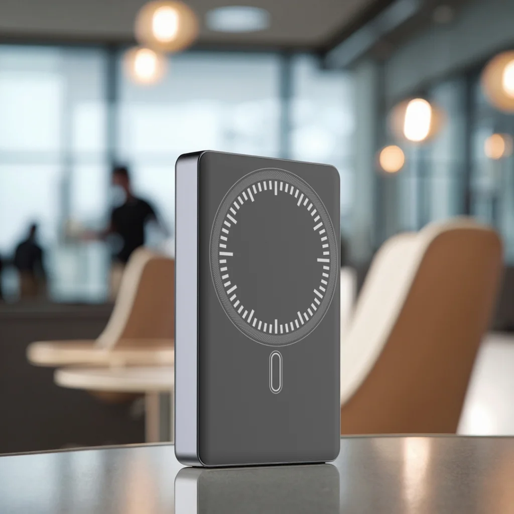 10000mAh Portable Magnetic Power Bank with Wireless Charging for Phone product image 4
