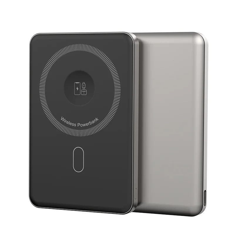 10000mAh 3-in-1 Magnetic Wireless Power Bank for Phone, Smartwatch, Earphone