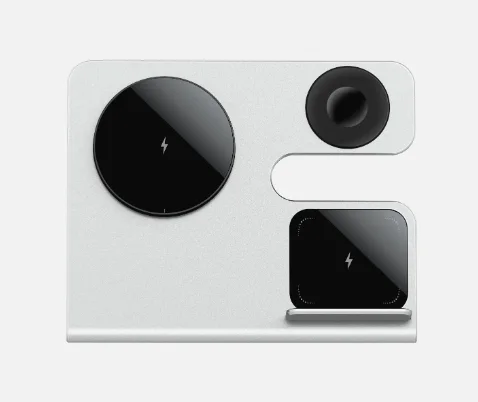 Mackertop SOD-119 3-in-1 Magnetic Wireless Charging Station, 15W Max, Aluminum Alloy product image 2