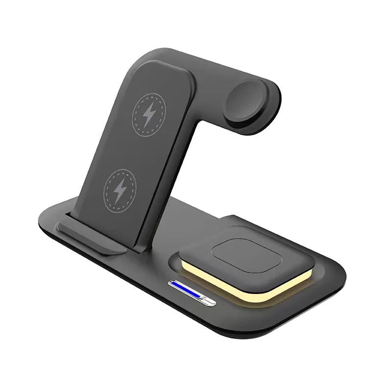 10W PD 3-in-1 Foldable Magnetic Wireless Charging Station for Phone, Watch, Earbuds product image 2