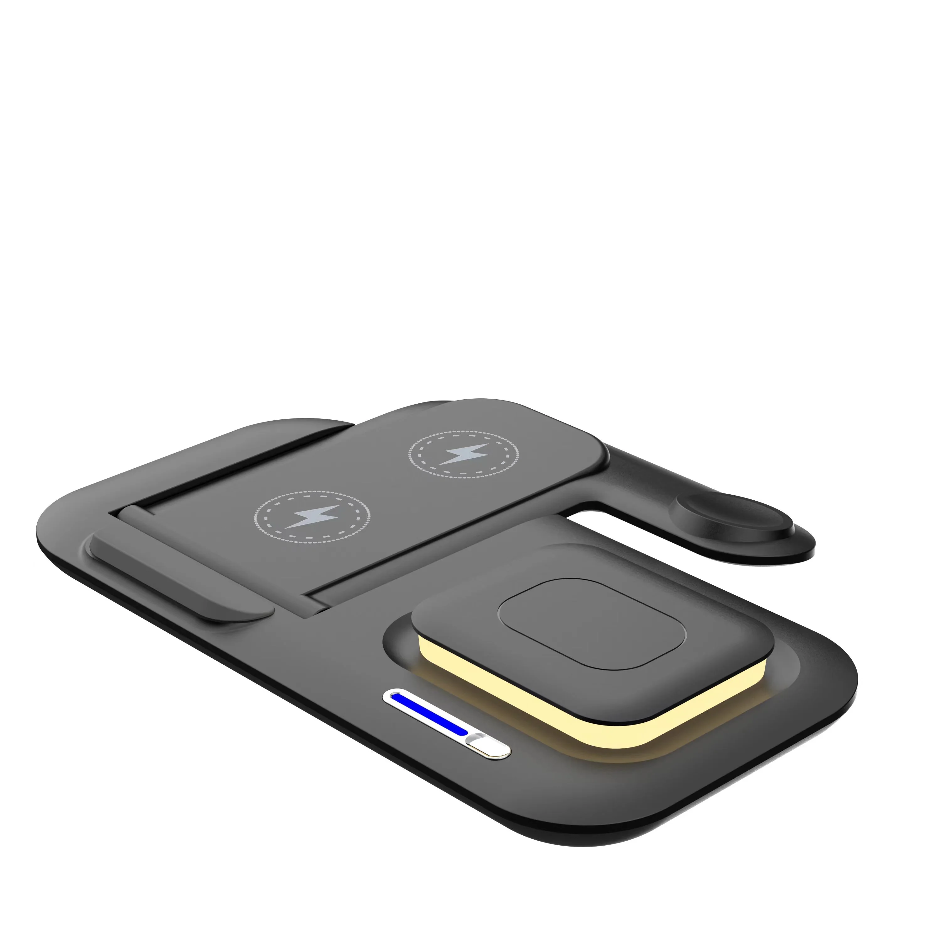 10W PD 3-in-1 Foldable Magnetic Wireless Charging Station for Phone, Watch, Earbuds product image 3