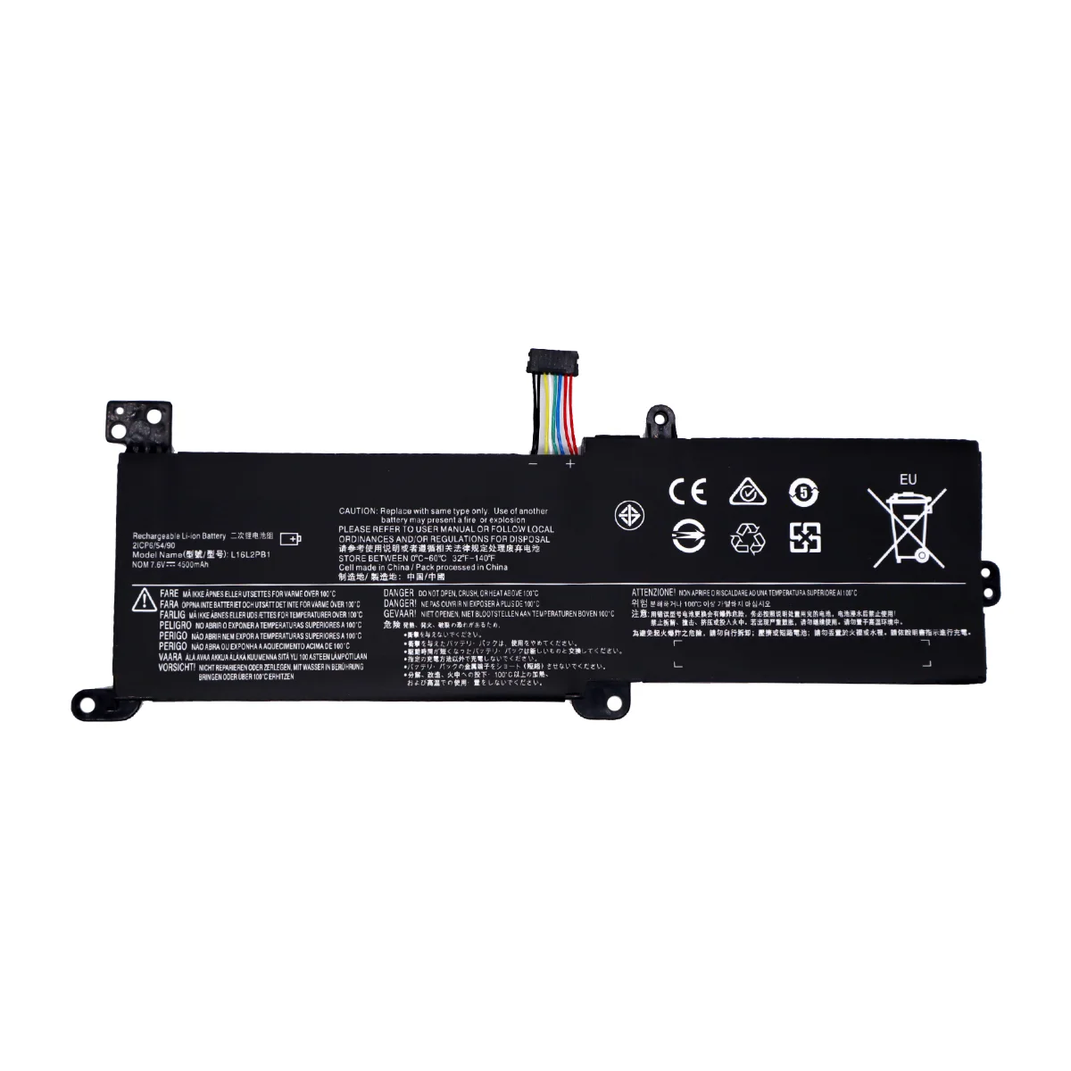 L16L2PB1 7.6V 30Wh Li-ion Rechargeable Battery Pack for Lenovo IdeaPad 14S/15S/2020/320-14ABR/320/330/340/520 Series – MACKERTOP