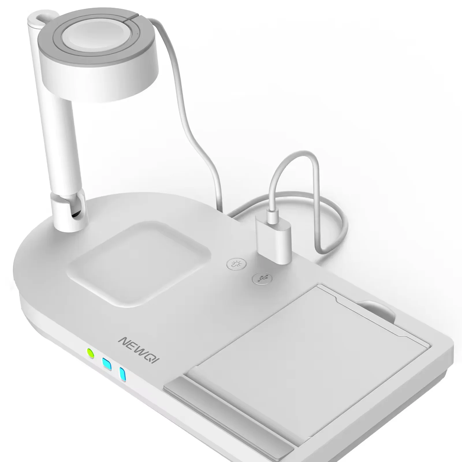 Mackertop F5 3-in-1 Magnetic Wireless Charging Station – 15W Fast Charger for Phone, Earphone, and Smart Watch product image 4