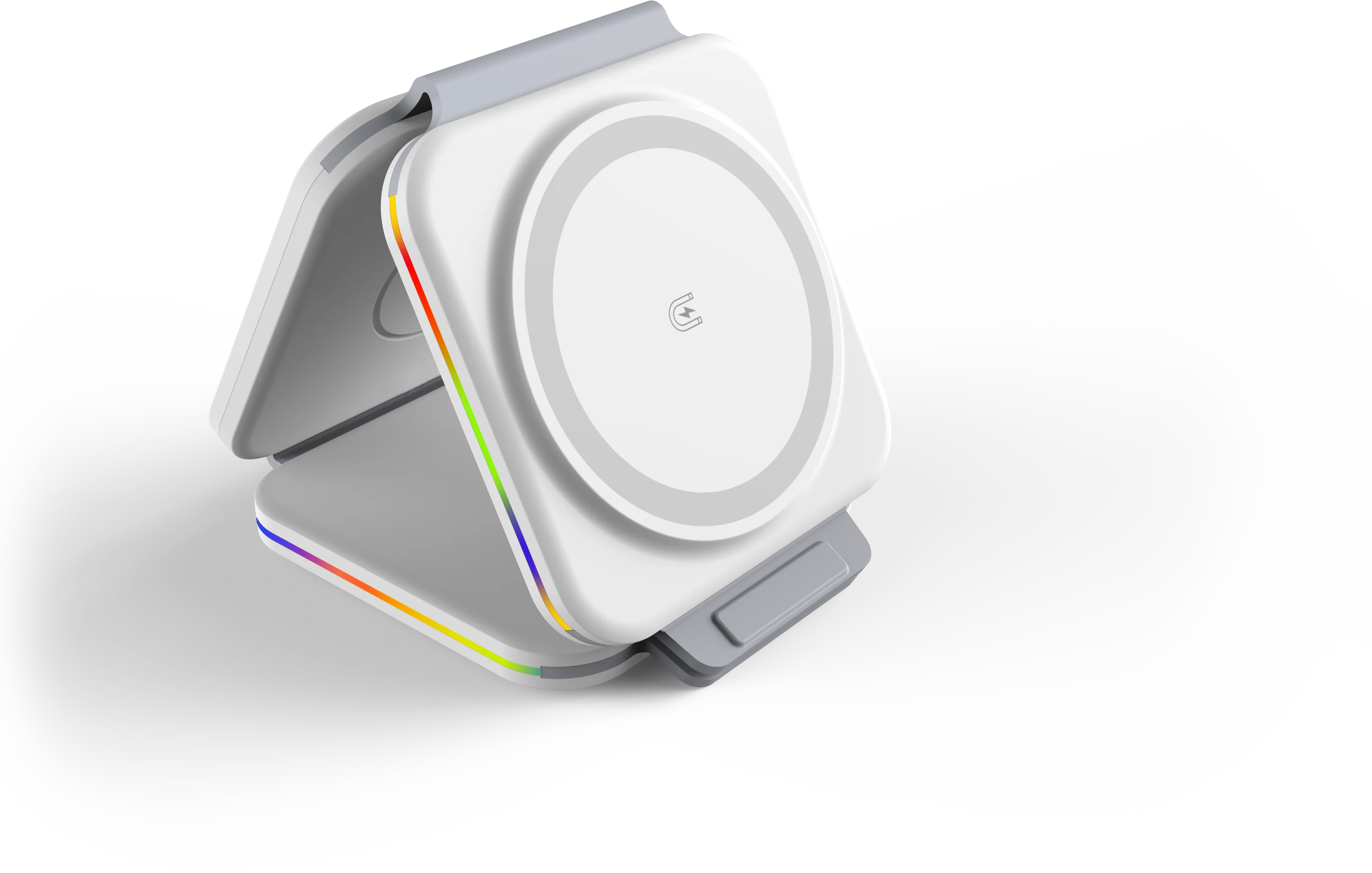 Mackertop F21 3-in-1 Foldable Wireless Charger – 15W Fast Charging for iPhone, Watch, and Earphones product image 6