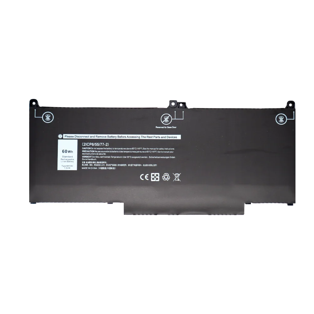 MXV9V 60Wh 7.6V Li-ion Laptop Battery Pack for Dell 21CP6/55/77-2