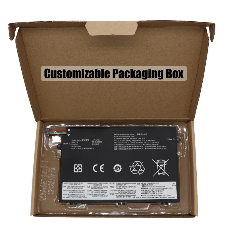 11.1V 45Wh L17L3P51 Laptop Battery for Lenovo ThinkPad E480 E495 E580 E485 Series product image 6