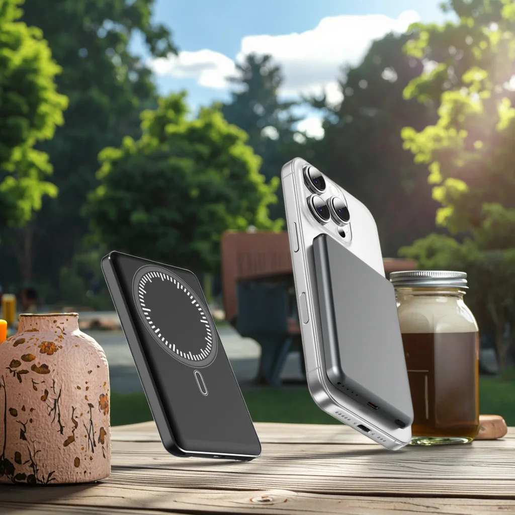5000mAh Magnetic Wireless Power Bank – Ultra Slim, Aluminum Alloy, 15W Wireless Output product image 3
