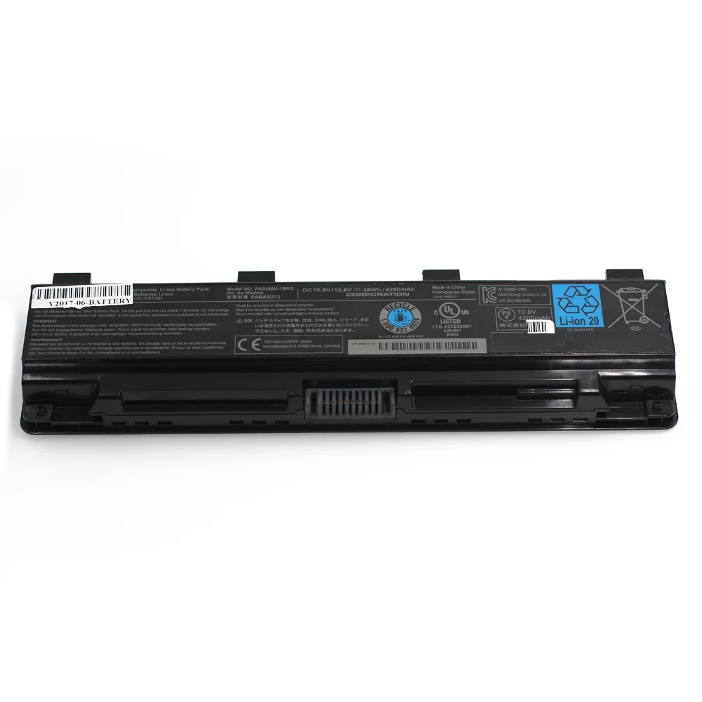 48Wh 10.8V 4400mAh 6-Cell Li-ion Laptop Battery Pack PA5110U-1BRS for Toshiba product image 6