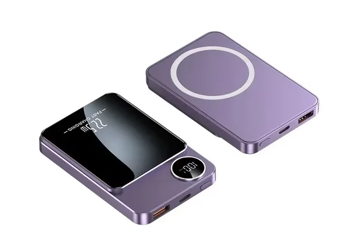 10000mAh Magnetic Wireless Power Bank with PD 20W and Digital Display product image 3