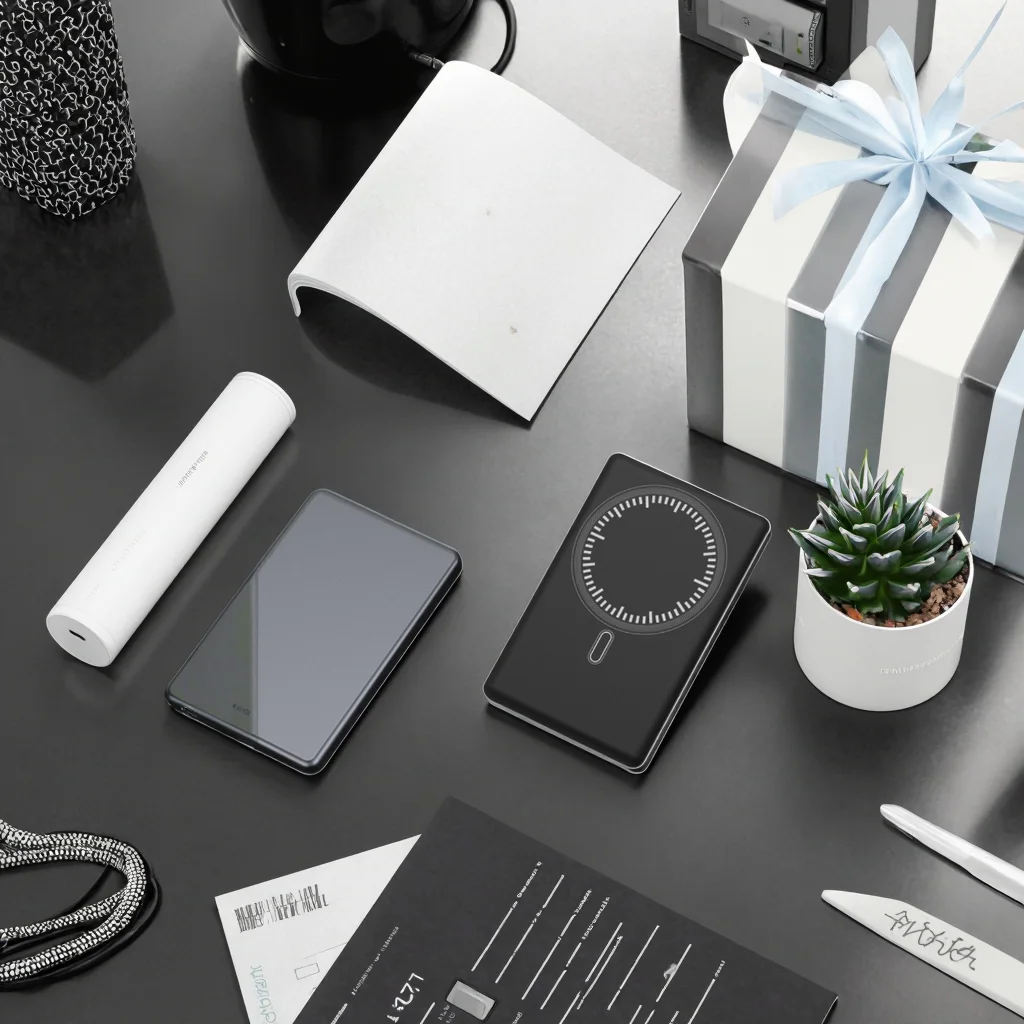 5000mAh Magnetic Wireless Power Bank with Type-C Fast Charging 15W – Aluminum Alloy product image 6