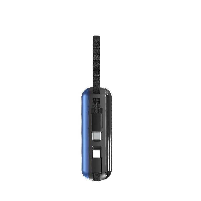 Mini Portable Charger Power Station 10000mAh Fast Charging 18W LED Display Type C Input Built-In Charging Cable Li-Polymer product image 4